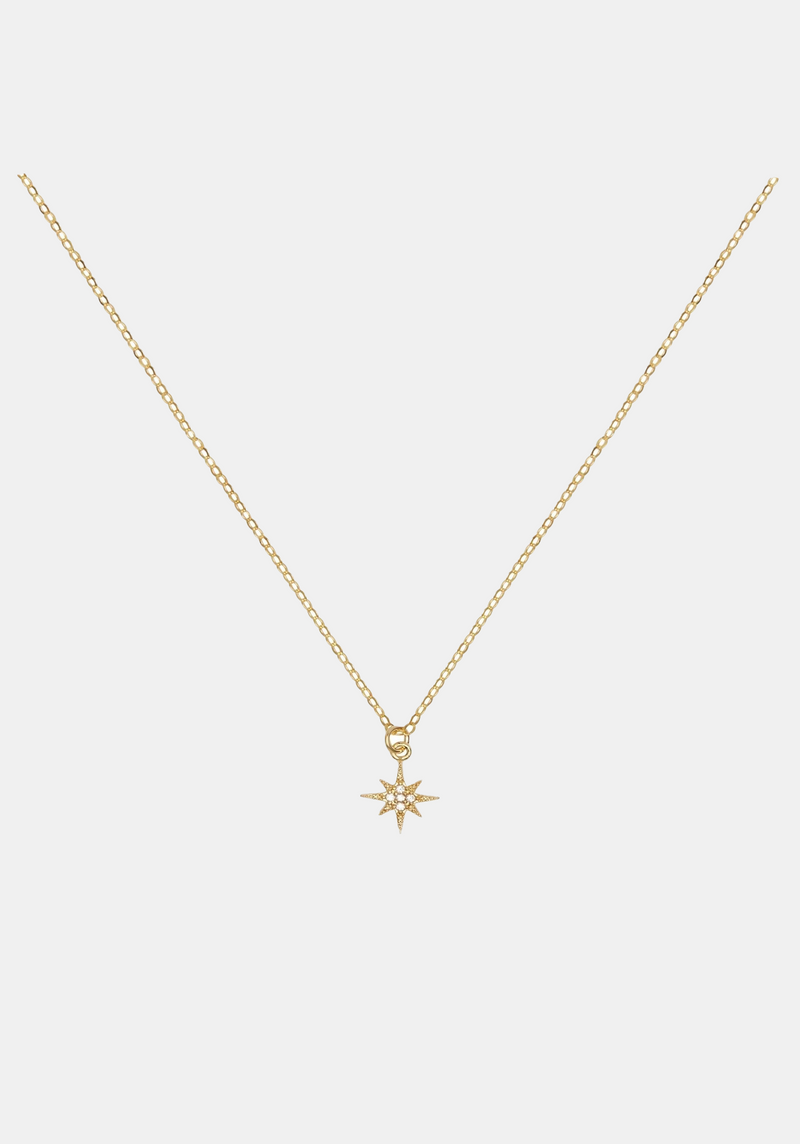 North Star Necklace - Gold