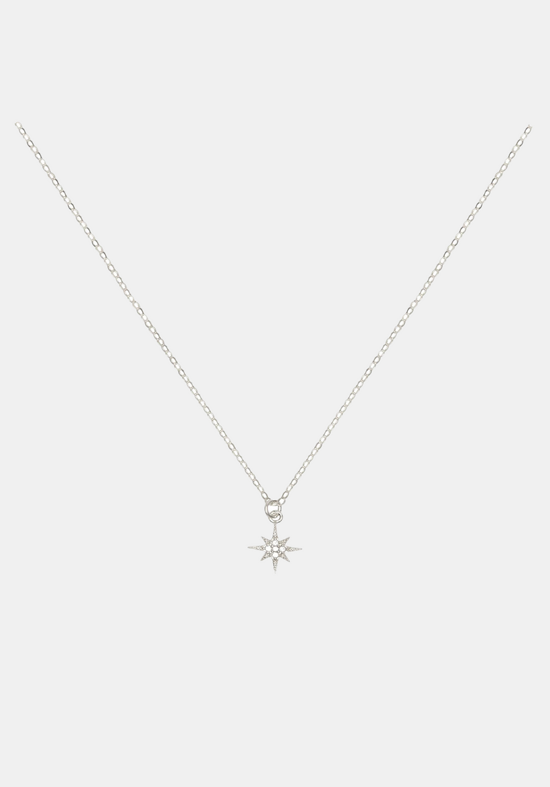 North Star Necklace - Silver