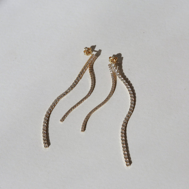 Sloane Drop Earrings - Gold