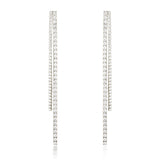 Sloane Drop Earrings - Silver