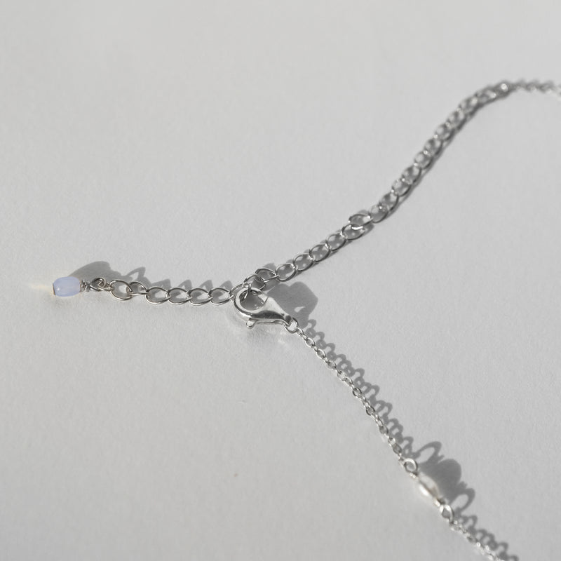 Something Blue Necklace - Silver