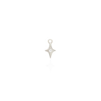 Starburst Charm - Single - Silver