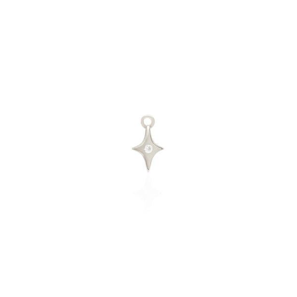 Starburst Charm - Single - Silver