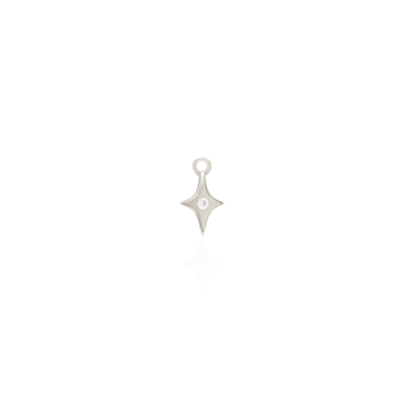 Starburst Charm - Single - Silver