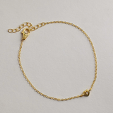 Mini Heart Bracelet - Gold