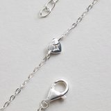 Mini Heart Bracelet - Silver