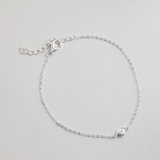 Mini Heart Bracelet - Silver