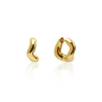 Wabi Sabi Mini Hoops - Gold