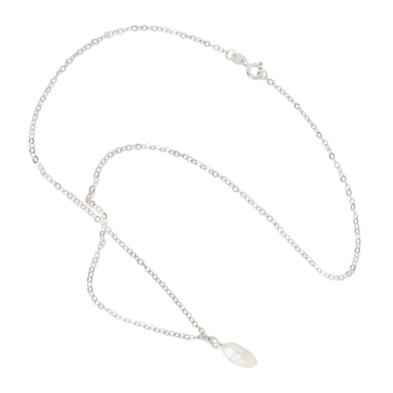 Keshi Pearl Necklace - Silver – Saint Valentine Jewellery